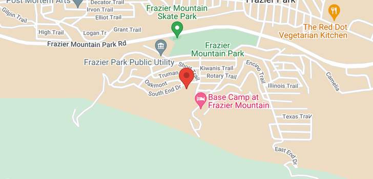 map of 1 Truman Frazier Park, CA 93225